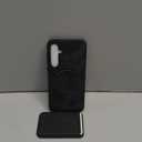 Asuwish Phone Case for Samsung Galaxy S23 FE 5G Wallet Cell Cover with Tempered Glass Screen Protector and Slim Accessories Girls Mobile Credit Card Holder Slot S 23 EF S23FE 23S Women Men Black