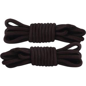 4 x 2 Pair Round Boot Laces, Shoelaces for Outdoor Work & Hiking Boots, Shoes Strings for Adults, Kids, Men, Women
