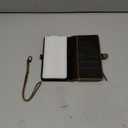 Defencase Compatible with Galaxy A54 5G Case Wallet with RFID Blocking Card Holder for Women Men, PU Leather Magnetic Snap Flip Zipper Strap Wallet Phone Case Fit for Samsung Galaxy A54 5G, Coffee