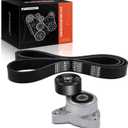 A-Premium Engine Serpentine Belt Drive Kit Compatible with Honda Cars - Accord 2003 2004 2005 2006 2007-2.4L