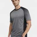 5 Pack Mens Active Quick Dry Crew Neck T Shirts | Athletic Running Gym Workout Short Sleeve Tee Tops Bulk (XL)