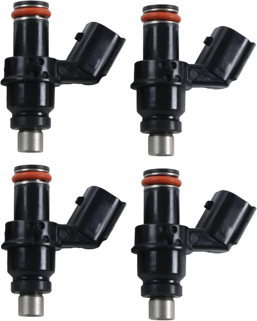 JEENDA 4pcs Fuel Injectors 49033-0015 Compatible with 2007-2012 2021-2022 Kawasaki Ninja ZX6R ZX600R ZX600P