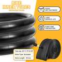 WHEELO 26 inch Cruiser Bike Tires Set: 2-Pack 26x2.125 Replacement Puncture-Resistant Bicycle Tires and Pair 26-inch Inner Tubes with Tire Levers for Beach Cruiser and Urban Commuting Bicycle