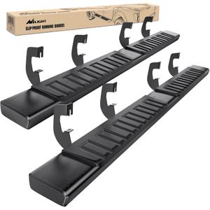 Nilight Running Boards for 2007-2018 Chevy Silverado/GMC Sierra 1500 Crew Cab 2007-2019 Chevy Silverado/GMC Sierra 2500HD 3500HD 6 Inch Slip-Proof Aluminum Side Step Nerf Bars