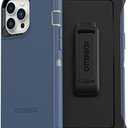 OtterBox iPhone 13 Pro Max & iPhone 12 Pro Max Defender Series Case - Fort Blue, Rugged & Durable, with Port Protection, Includes Holster Clip Kickstand