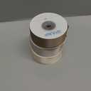 QIANF Champagne Double Face Satin Ribbon 1 Inch x 45 Yards Ivory Fabric Ribbon for Gift Wrapping, Flower Bouquets, Hair Bows Making, Wedding Decoration, Invitation Cards, Christmas (3 Rolls *15Yd)