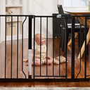 Easy Step Regalo Safety 29"-49" Extra Wide Baby Gate, Bottom of Stairs & Doorways
