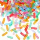 Civaner Tissue Sprinkle Confetti Donut Table Confetti Colorful Rainbow for Ice Cream Theme Party Birthday Party Suppliers Decoration(50g)