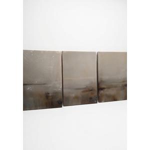 XLYFVLGF Vintage Abstract Landscape Wall Art Beige and brown Wall Decor Pictures Moody Neutral Tones Painting Modern Landscape Prints Artwork for Living Room Bedroom 16x24 Inch Set of 3