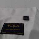 Men's Dress Shirt Slim Fit Ultra Wrinkle Free Flex Collar Stretch L