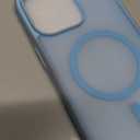 SUPFINE Magnetic for iPhone 14 Pro Max Case (Compatible with MagSafe) (Military Grade Drop Protection) Slim Translucent Matte Shockproof with Anti-Fingerprint Phone Case,Light Blue