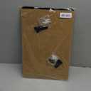 2Pack Black Magnetic Board,17.5" x 11.4" Magnet Bulletin Board to Display Magnetic Notes, Poetry, Photos, Suitable for Wall, Refrigerator, Cabinet etc, Come with 8 Pcs Dual Lock Tape and Screws