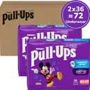 Pull-Ups Boys' Potty Training Pants, Size 6T-7T Training Underwear (55-75 lbs), 72 Count