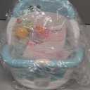 Baby Bath Seat for Babies 6 Months & Up Sitting Up, Non-Slip Baby Bath Chair with Suction Cup, Safe and Comfortable Portable Infant Bath Seat for Bathroom, Bathtub Tub, Easy to Clean (Green)