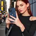 Case for iPhone 14 Wallet Case with Card Holder 360 Rotation Finger Ring Holder Stand, PU Leather Case Shockproof Protection Phone Case for Men WomenDark Blue