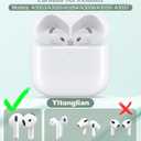 Wireless Charger Case Replacement for Airpods 4th Generation - Charging Case to USB-C Without Earbuds (AirPods 4 Charging Case)