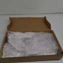 ARTABLE Vinyl PVC Rectangle Tablecloth Waterproof Clear Table Cover with Champagne Lace Macrame Border for Wedding Kitchen Home Outdoor Indoor Holidays Party Decor (Off White, 60 x 84 Inch)