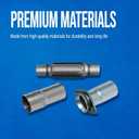 Walker 36326 Universal Universal Exhaust Flex Pipe 2.5" Inlet (ID) 2.5" Outlet (ID)