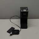 Single Serve Coffee Maker, Iced and Hot Coffee Machine for K Cup & Grounds, Compact Design, 40oz Removable Water Reservoir, 6 to 24 Oz Brew Sizes, Fits 7.3" Travel Mug, Black