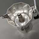 Primula Classic Stovetop Espresso and Coffee Maker, Moka Pot for Italian and Cuban Café Brewing, Greca Coffee Maker, Cafeteras, 6 Espresso Cups, Silver