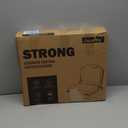 Stadium Seats for Bleachers, Bleacher Seats with Ultra Padded Comfy Foam Backs and Cushion, Wide Portable Stadium Chairs with Back Support and Shoulder Strap, 1 Pack, Black