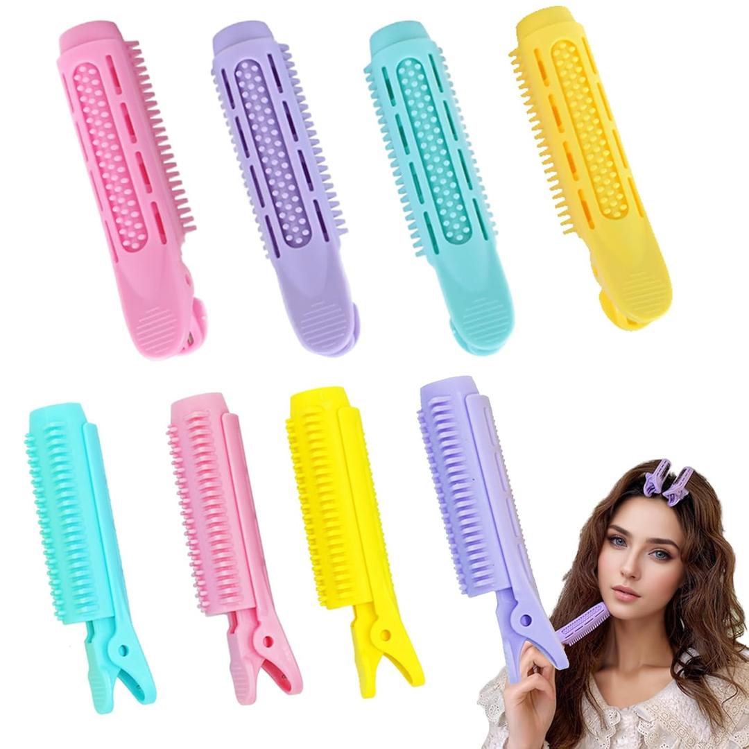 Volumizing Hair Clips, 10PCS Root Clips for Fluffy Hair, Instant Volumizer for Women, Upgrade Natural Fluffy Volumizer Clips (Blue, Yellow, Pink, Purple, Medium)