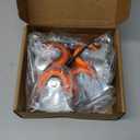 3 Inch Caster Wheels Set of 4 (2 Rigid, 2 Swivel with Brakes), 360 Degree Rotatable, Lockable Plate Caster Wheels with Brakes for Workbench, Cart, Furniture, Load 1800lbs