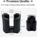 Key Fob Holder Insert for Cup Holder, Compatible with 2021, 2022, 2023, 2024 2025 Ford Bronco Sport, Does not fit Full-Size Bronco, Fits in The Gap Between Cup Holders Vertical Key Holder, 1 Pc
