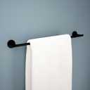 Delta Towel Rack | 24 Inch Matte Black Towel Bar for Bathroom, Kitchen | Trinsic Accessories