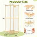 Stuffed Animal Storage, 64In Wooden Large Stuffed Animal Organizer Holder, 64"×22.5"×22.5"