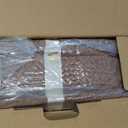 Amlie Home Cable Knit Throw Blanket for Couch, Chenille Sherpa Soft Cozy Throw Blankets for Sofa Chair Comfortable Home, 50"x60", Beige