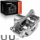 A-Premium Front Right Disc Brake Caliper Assembly with Bracket Compatible with Select Hyundai and Kia Models - Elantra 2009-2012, Forte/Forte Koup 2010-2013, Forte5, L4 2.0L