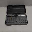 DYLIFE 24 in 1 Magnetic Screwdriver Set, DIY Ratchet Mini Removable Self-Assembly Precision Screwdriver Tool Kit, Magnetic DIY Precision Tool Kit with Variety Head Styles for PC/Mobile/Watch/Bicycle (Black Gray)