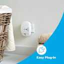 First Alert Carbon Monoxide Detector, Plug-In Alarm with Battery Backup, CO605, White, 1-Pack
