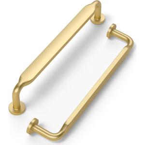 FILTA 10 Pack 5 Inch(128mm) Gold Cabinet Pulls,Stylish Kitchen Cabinet Handles Zinc Alloy Cabinet Hardware for Kitchen Cabinets and Dresser Drawers (5" Hole Center)