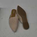 New Girl Mia Slip On Shoes Mules Clogs Size 6 Haydee Natural Woven Faux Leather