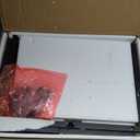 Vagusicc Small Round Side Table End Table, Tall Accent Table with Storage Basket, Set of 2 Half Round Tables Half Moon Tables, Coffee Bedside Tables, Modern Nightstand for Living Room Bedroom, Black