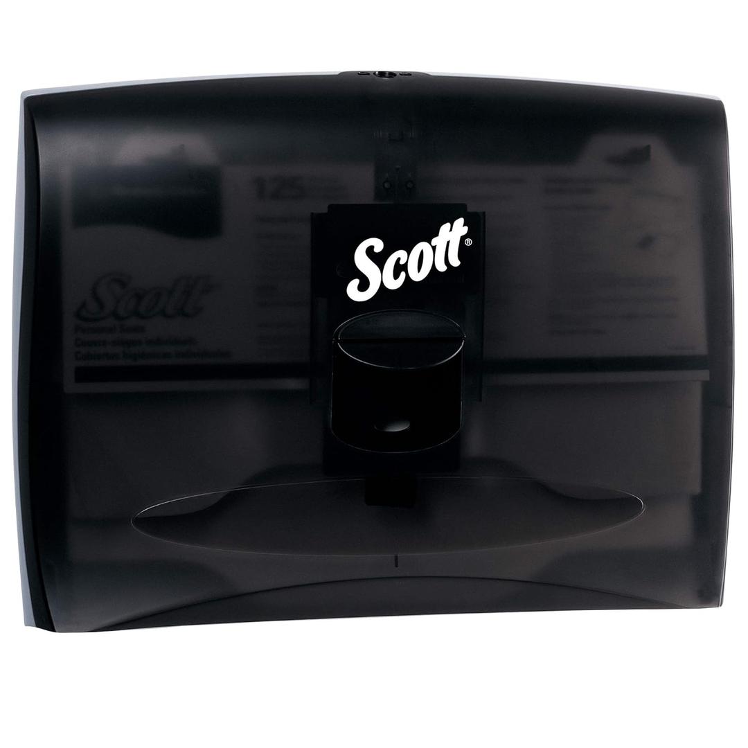 Scott Professional Kimberly Clark Windows Toilet Seat Cover Dispenser (09506), Black (Pack of 1)
