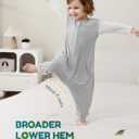 HOMEAL Toddler Sleep Sack with Leg, Sleep Sack with Feet, Baby Sleep Sack 12M-7T (Gray)