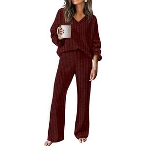 RUMIA Lounge Sets for Women 2026 Vacation Matching Track Suits Sweater Fall Outfits (XL)