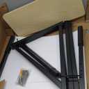 MM MELISEN Wall Mounted Folding Table 24x16 Inch (61x40cm), Fold Down Desk for Small Spaces, Solid Wood Laundry Table