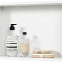 Neodrain Shower Niche, Insert Bathroom Storage Shower Shelf, Stainless Steel Recessed Wall Niche No Tiled Recessed Cabinet Waterproof for Shower Storage(White,18"x12"), 18X12In