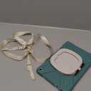 Case for Samsung Galaxy Tab A 10.1 inch SM-T510/SM-T515, 360 Degree Rotating Hand Grip Kickstand Shockproof Cover with Shoulder Strap, Emerald Green