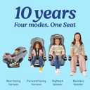 Graco 4Ever DLX 4-in-1 Baby Car Seat, Infant to Toddler Car Seat, 10 Years of Use, Rear-Facing, Forward-Facing, Highback Booster, and Backless Booster Seat Modes, Comfortable and Convenient, Charlie (MFD: 05/16/2025)