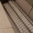 LazBlinds Cordless Bamboo Roman Shades, Privacy Blinds for Interior Windows, Room Darkening Roll Up Bamboo Blinds for Home & Patio, 34" W x 64" H, Highfield Teak