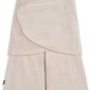 HALO SleepSack SuperSoft Swaddle, Cozy Bamboo Viscose, 3-Way Adjustable Swaddle, 2 Way Zipper, 2 TOG (Newborn (Pack of 1), Oat)