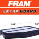 FRAM Extra Guard CA11945 Replacement Engine Air Filter for Select 2015-2016 Honda CR-V (2.4L), Provides Up to 12 Months or 12,000 Miles Filter Protection (One Size)