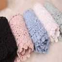 8CM Width Europe Crown Pattern Inelastic Embroidery Lace Trim,Curtain Tablecloth Slipcover Bridal DIY Clothing/Accessories.(4 Yards in one Package) (Grass Green)