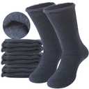 Sunew Cold-Weather Thermal Socks 4 Pairs Women Men— Ultra-Warm Heat Retention for Camping, Skiing & Daily Winter Wear,Navy Blue Medium