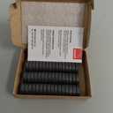 GAUDER Magnets for Whiteboard, Fridge & Bulletin Board - Strong Round Magnetic Discs - Black Magnets for Crafts (62 Pieces - 0.7" x 0.2")